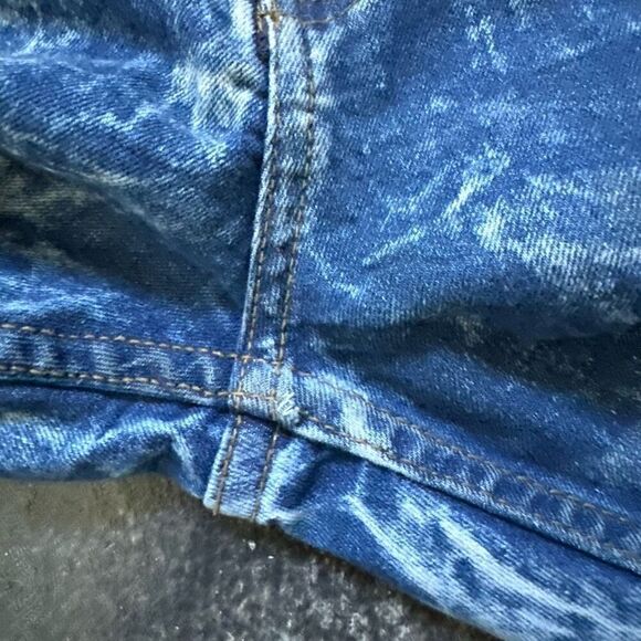 Huntington Acid Wash Style Men’s Jeans Size 33x30.5 Skinny Fit High Rise Denim - Picture 8 of 14